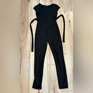 Joe & Elle plunging v-neckline Jumpsuit